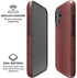Marsala Snake Skin iPhone 16 Plus Magsafe Impact Case